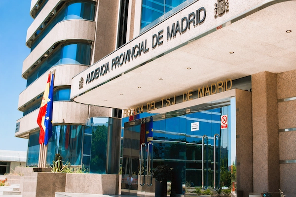 Entrada de la Audiencia Provincial de Madrid relacionada con un recurso judicial ante un tribunal superior